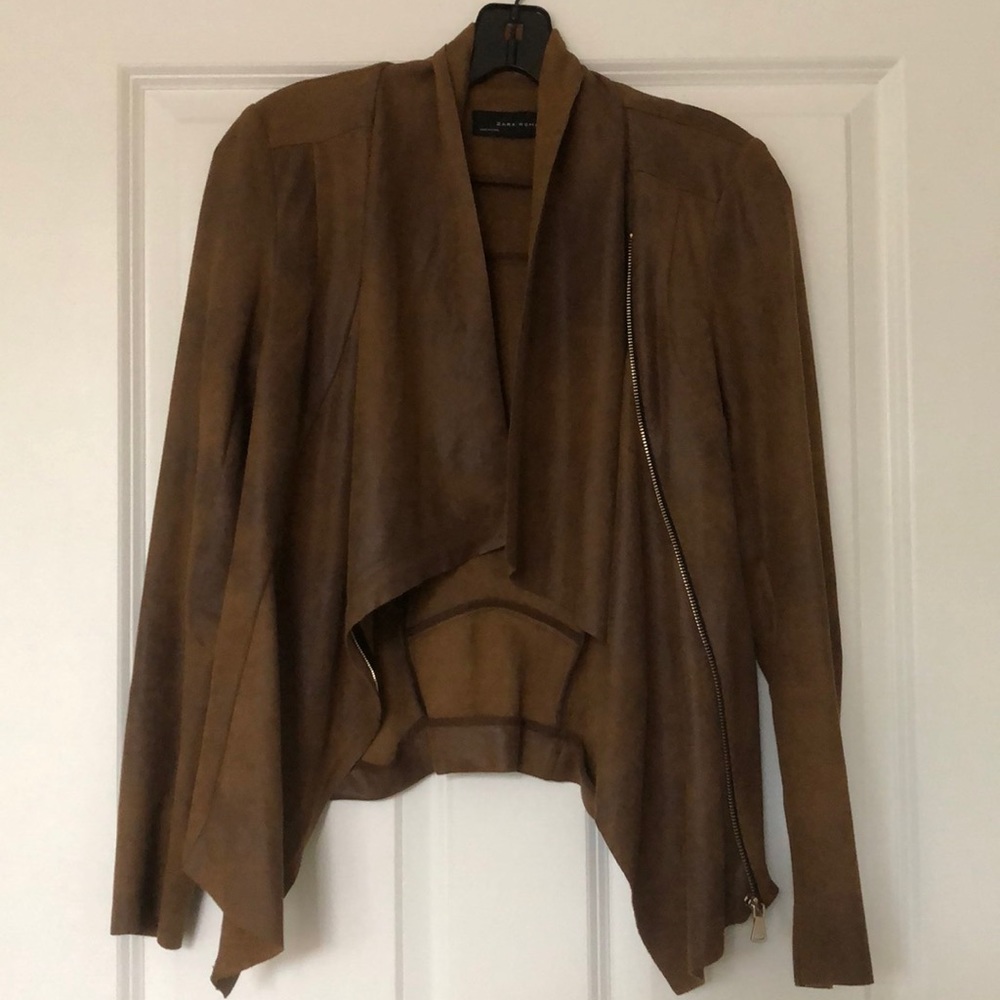 Faux suede jacket
